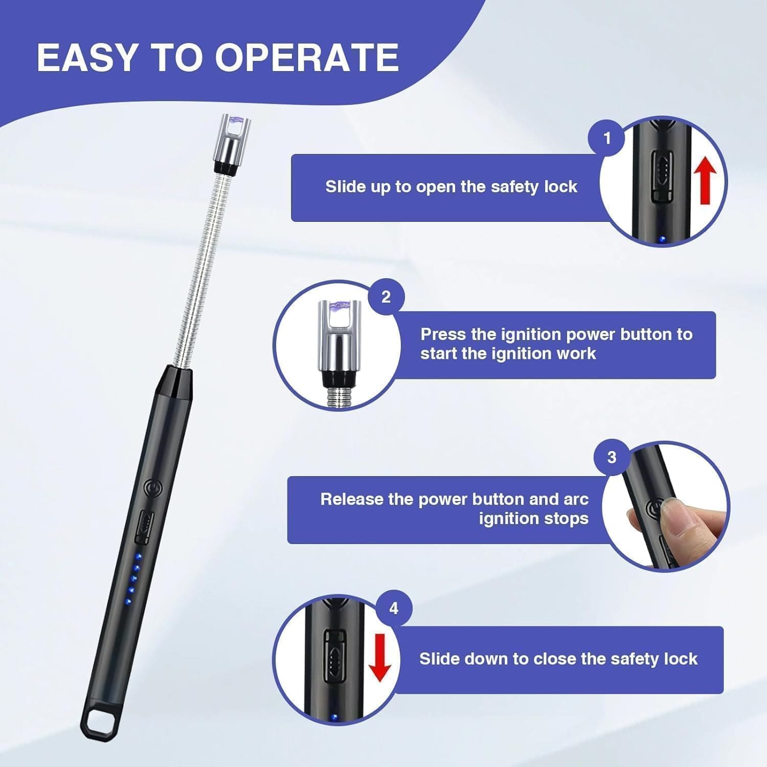 Rechargeable Electric Gas Lighter