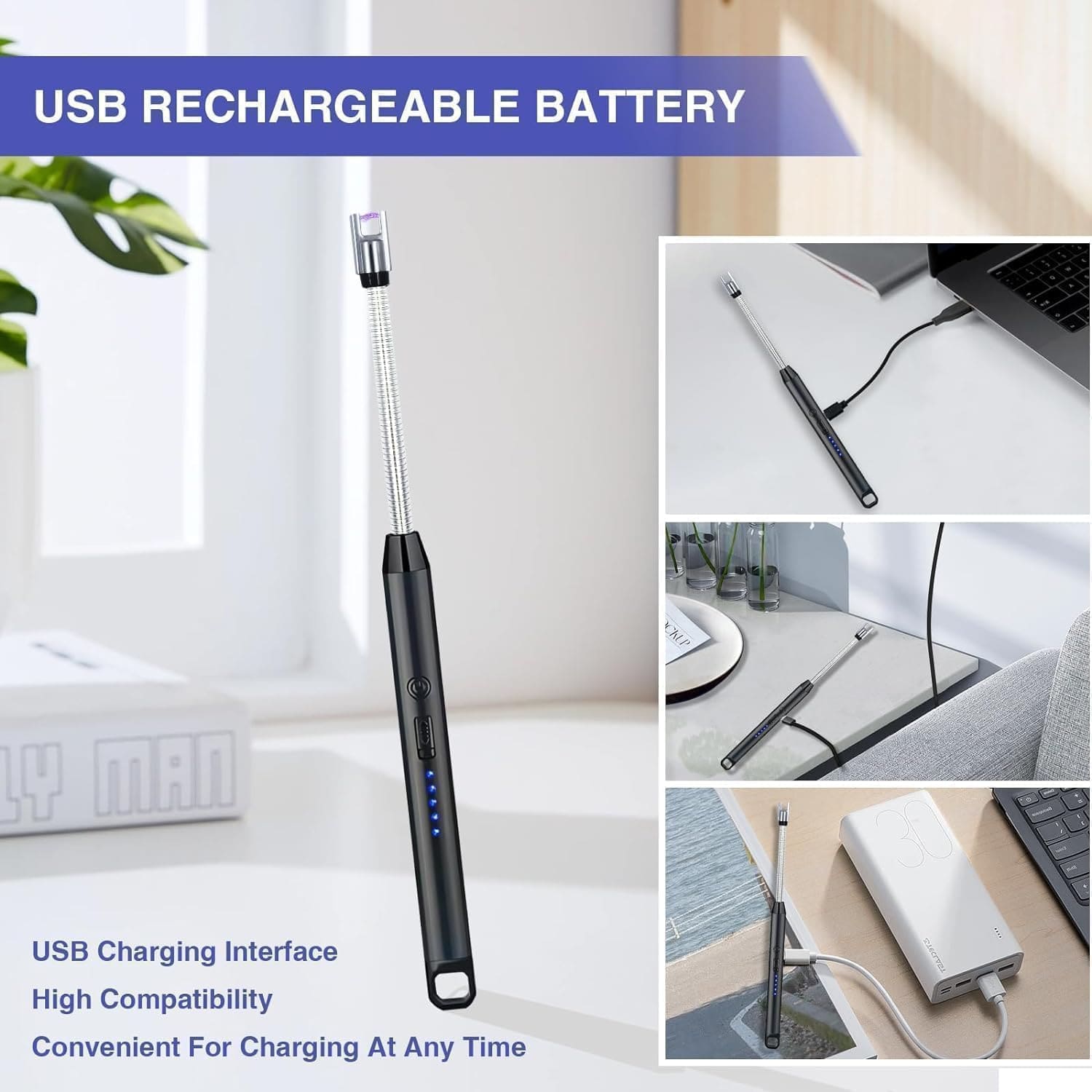 Rechargeable Electric Gas Lighter